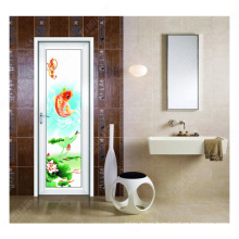 Classical double glass pvc exterior door